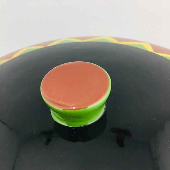 THE MAIN INGREDIENTS Southwestern Chili Peppers Stoneware Large Lid Serving Bowl - Picture 8 of 14